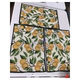 3 peach woven placemats 3 peach woven placemats