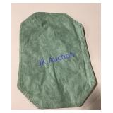 Green placements set of 4 Green placements set of 4
