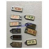 Key chain license plates Key chain license plates