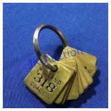 Midland Coal Co tool tag #318 Midland Coal Co tool tag #318