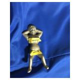 Cast iron boot jack full anatomy female 9' length Cast iron boot jack full anatomy female 9' length