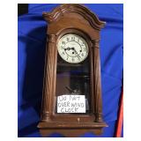 Howard Miller clock with key works apx 26' tall Howard Miller clock with key works apx 26' tall