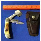 2 bladed unique knife and sheath 2 bladed unique knife and sheath