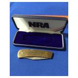 NRA knife in case NRA knife in case