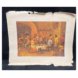 Lithograph Reproduction?The Drinking King By David