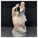 Royal Copenhagen Agnete & Merman The Seaman Figuri