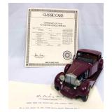 1938 Rolls-Royce Phantom III Motor Vehicle Replica