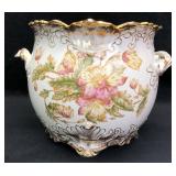 Antique Warwick China Footed Jardiniere w/ Handles