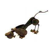 Iron Robot Dog Sculpture