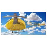 Vintage Unique Metal Handmade Helicopter Model