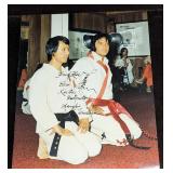 Kang Rhee Autographed Photo Elvis?Martial Arts Tra