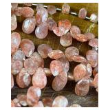 Sunstone Beads Teardrop Cut Beads 9mm-16mm