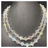 Vendome Clear Crystal Beaded Double Strand Rhinest