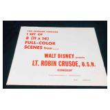 9 Sealed Walt Disney Presents LT. Robin Crusoe, U.