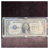 1928 A One Dollar $1 Silver Certificate Funny Back
