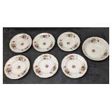6 Retired RKT6 Royal Kent Rim Soup Bowls & Round V