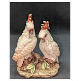 Vintage Andrea By Sadek Cockatoos Porcelain Figuri