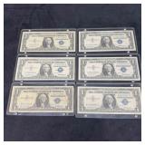 US Bank Notes Silver Certificate $1 One Dollar Bil