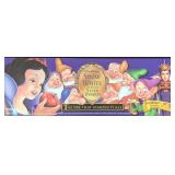 Rare Disney Snow White DVD Bus Advertising Sign