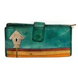 Vintage Fossil Birdhouse Wallet