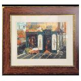 French Cafe Framed Art Print