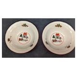 2 Retired Jamestown China Joy of Christmas Bowls B