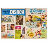 Two Vintage Disney Magazines Wonderful World Of