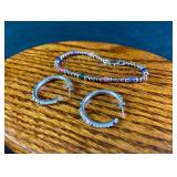 Matching Earrings & Bracelet Set