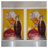 French Ad Poster Coca Cola Cartexpo Vintage Advert