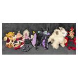 7 Disney Villain Bean Bag Dolls Dragon Maleficent