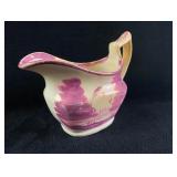 Antique Pink Lustreware Creamer