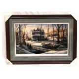 Signed & Framed Print Of 'Homeward Bound' By Terry