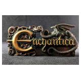 Enchantica Logo Name Plate Figurine Dragon