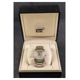 Swiss MontBlanc Brushed Steel Men's Watch