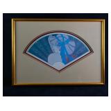 Art Deco Style Fan-Shaped Print
