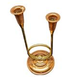 Vintage Coppercraft Guild Brass Candlestick Holder