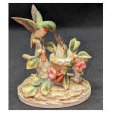 Andrea By Sadek Ruby-Throated Hummingbird Figurine