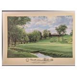 'The 18th Hold Muirfield Village Golf Club' Lithog