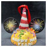 Disney Parks Happy New Year Ear Hat Light Up Ornam