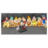 Disney Snow White And The Seven Drawfs Bean Bags W