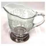 Vintage M.Fred Hirsch Sterling Silver Base Etched