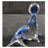 Murano Glass Seal With Ball By Vincenzo Nason