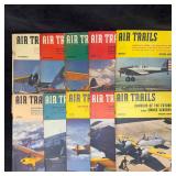 Air Trails Aviation Magazine 1939 and 1940 Lot of