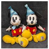 Two Large Walt Disney World 'Let's Celebrate' Mick