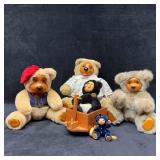 Robert Raikes Bear Set Papa Bear Midnight Courtney