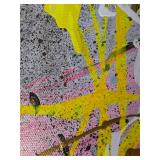 Original Acrylic On Canvas 'In Joy' Abstract Expre