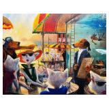 S&N Ivan Clarke "Fish Choice" Framedï¿½Giclï¿½e