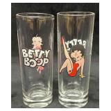 Pair Of Betty Boop Shot Glasses