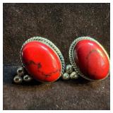 Red Jasper 925 ATI Mexico Sterling Silver Oval Cab