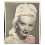 Vintage Autographed Dagmar Publicity Photo